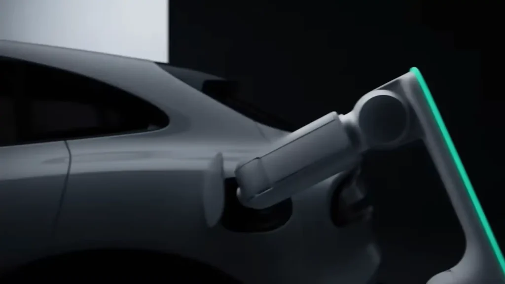 Xiaomi robotické nabíjanie elektromobilu