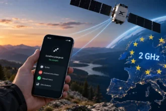 Mobilný telefón využíva satelitné spojenie Starlink Direct-to-Device, zatiaľ čo Európa rieši využitie 2 GHz spektra.
